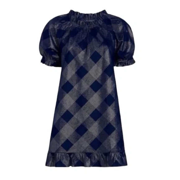 NEW Hill House The Katherine Glitter Check Navy
Nap Dress, size M - Picture 1 of 6